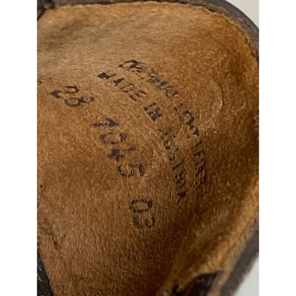 Paul Green Munchen Brown Suede Loafer Shoe Women Sz 7.5 Hidden Wedge Slip On - Picture 10 of 12